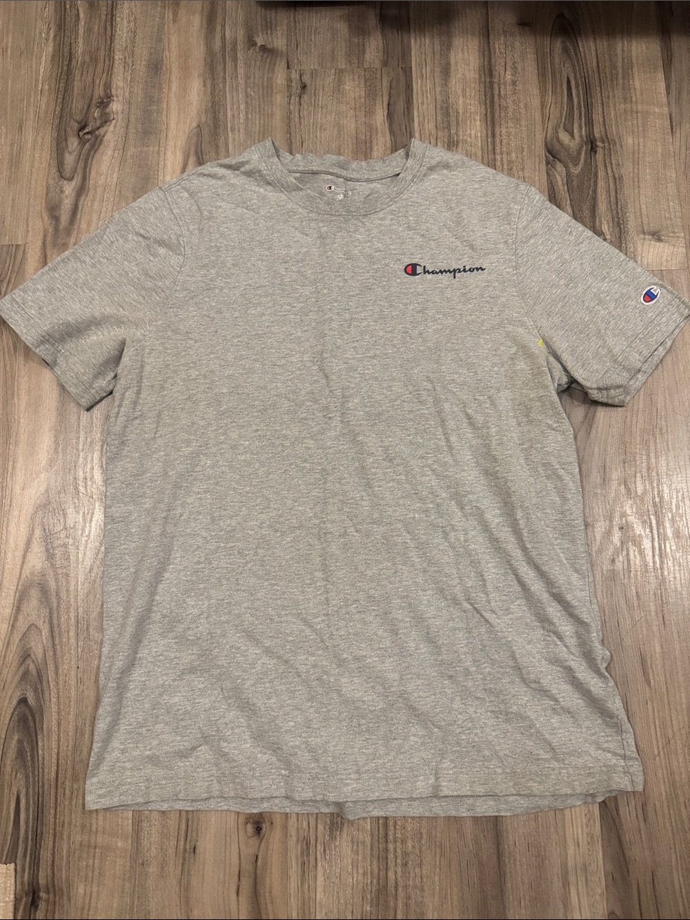 Champion Heather Gray Short Sleeve Logo Tee